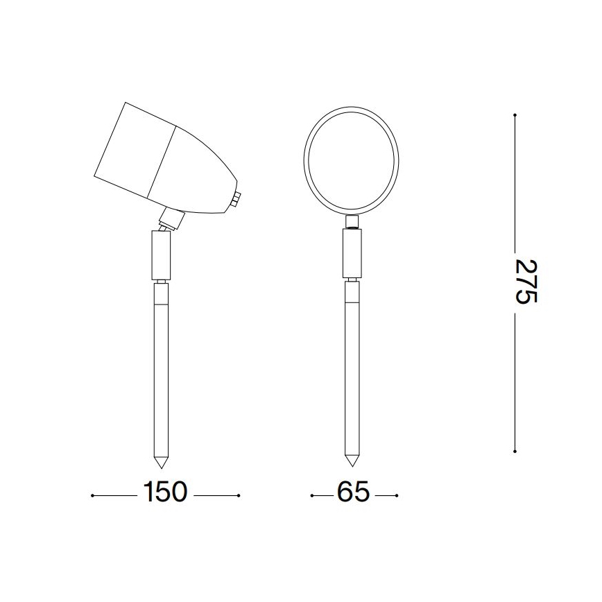 Ideal Lux - Kültéri lámpa INSIDE 1xG9/15W/230V 27,5 cm IP54 fekete