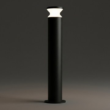 Ideal Lux - Kültéri lámpa TORRE 1xE27/15W/230V 80 cm IP65 fekete