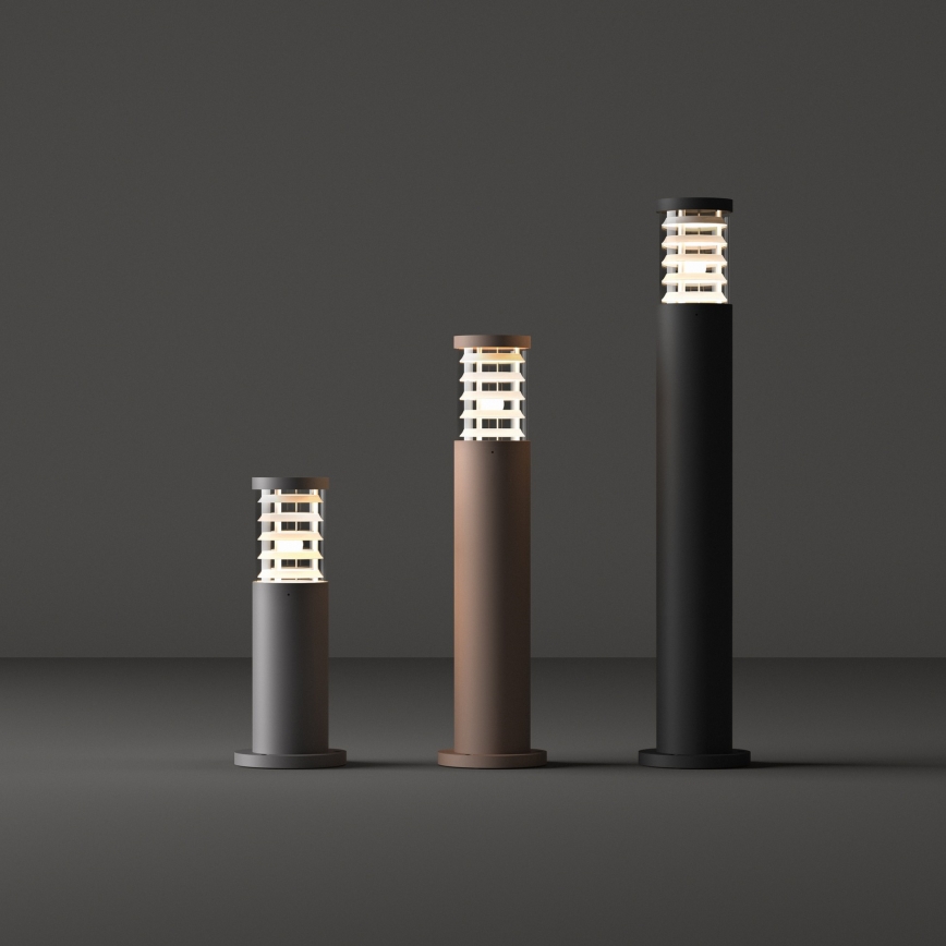 Ideal Lux - Kültéri lámpa TRONCO 1xE27/42W/230V 80 cm IP65 szürke