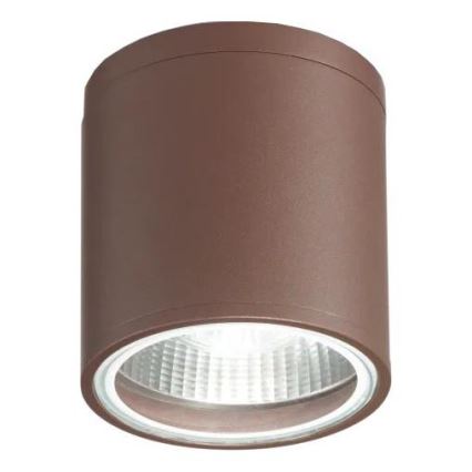 Ideal Lux - Kültéri spotlámpa GUN 1xGU10/28W/230V átm. 11 cm IP55 barna