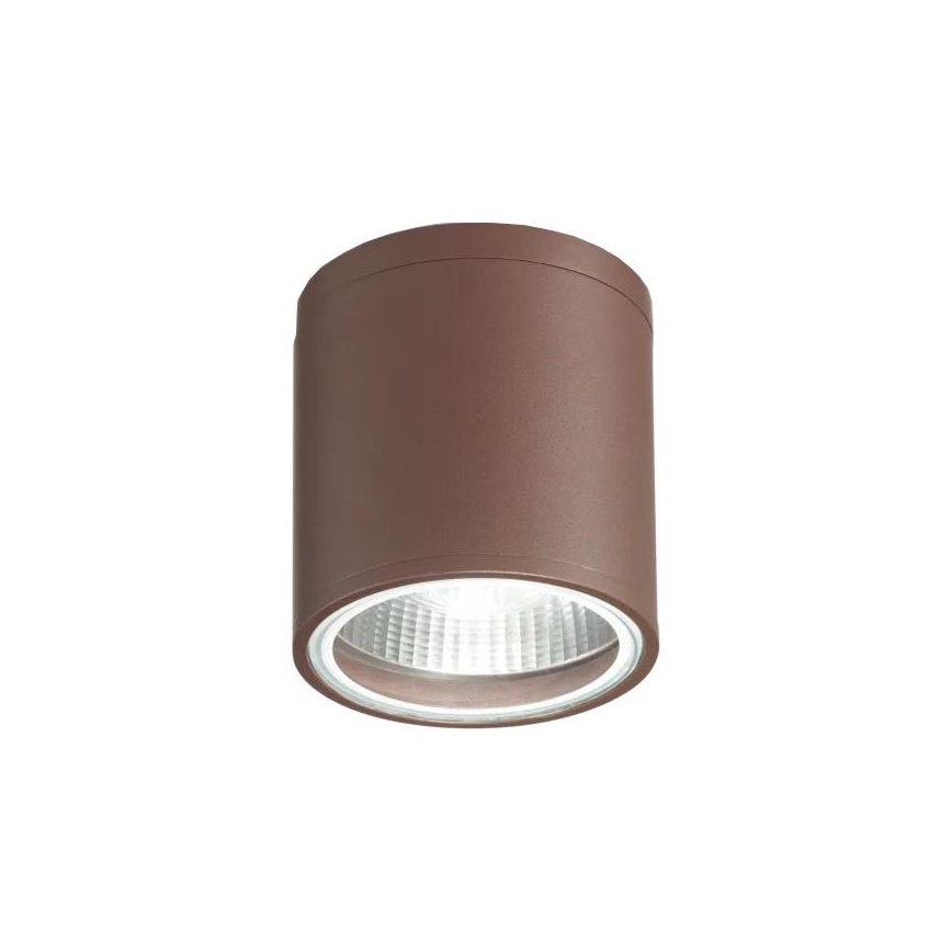 Ideal Lux - Kültéri spotlámpa GUN 1xGU10/28W/230V átm. 11 cm IP55 barna