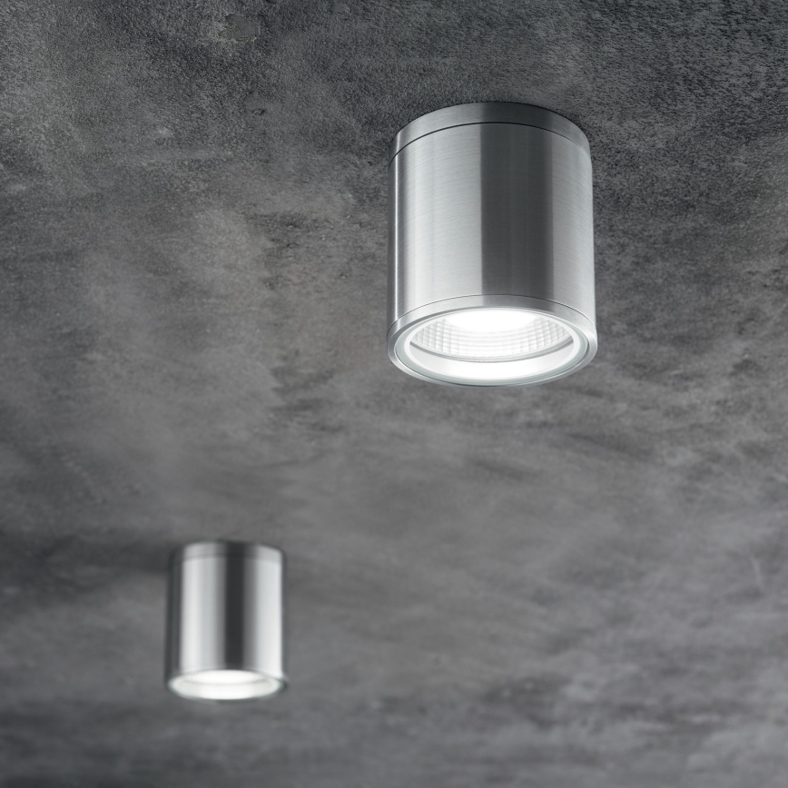 Ideal Lux - Kültéri spotlámpa GUN 1xGU10/28W/230V átmérő 11 cm IP55 szürke