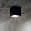 Ideal Lux - Kültéri spotlámpa TECHO 1xGU10/20W/230V 15x15 cm IP54 fekete