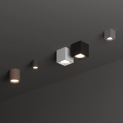 Ideal Lux - Kültéri spotlámpa TECHO 1xGU10/20W/230V 9x9 cm IP54 antracit