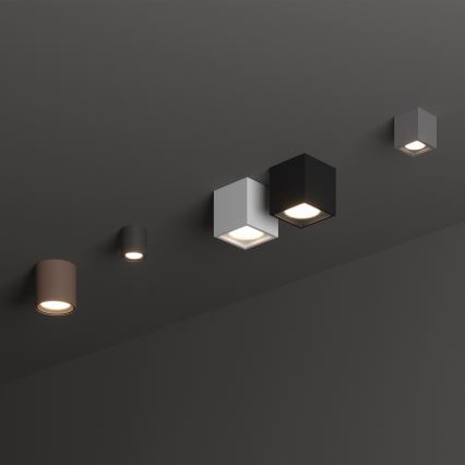 Ideal Lux - Kültéri spotlámpa TECHO 1xGU10/20W/230V 9x9 cm IP54 fehér