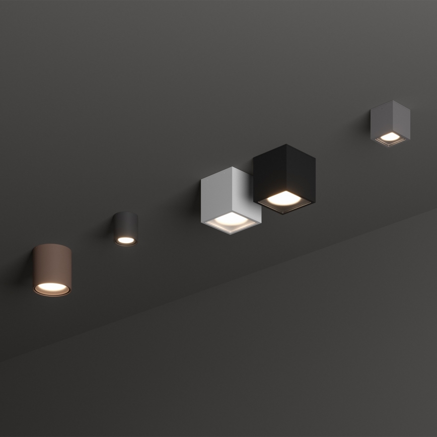 Ideal Lux - Kültéri spotlámpa TECHO 1xGU10/20W/230V 9x9 cm IP54 fehér