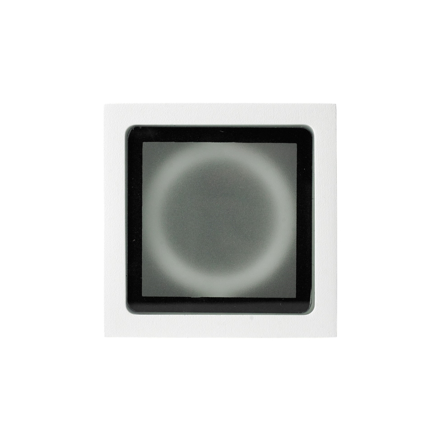 Ideal Lux - Kültéri spotlámpa TECHO 1xGU10/20W/230V 9x9 cm IP54 fehér