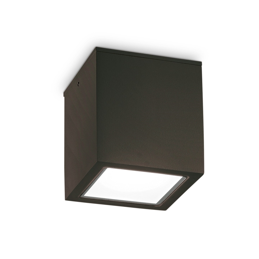 Ideal Lux - Kültéri spotlámpa TECHO 1xGU10/20W/230V 9x9 cm IP54 fekete