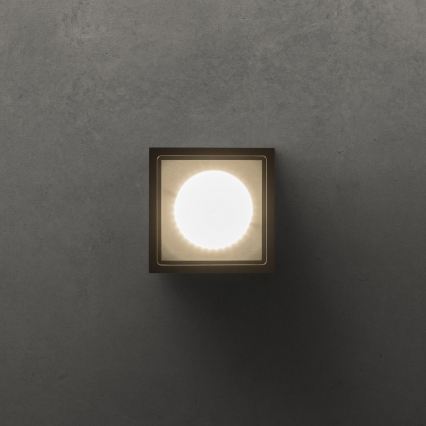 Ideal Lux - Kültéri spotlámpa TECHO 1xGU10/20W/230V 9x9 cm IP54 fekete
