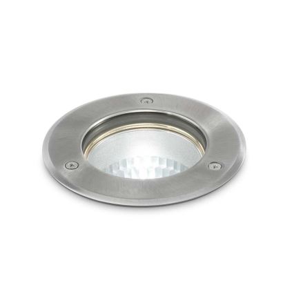 Ideal Lux - Kültéri taposólámpa PARK 1xGU10/20W/230V IP65 matt króm