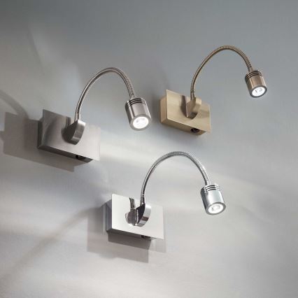 Ideal Lux - LED állítható fali lámpa DYNAMO LED/3,5W/230V CRI 90 bronzszínű