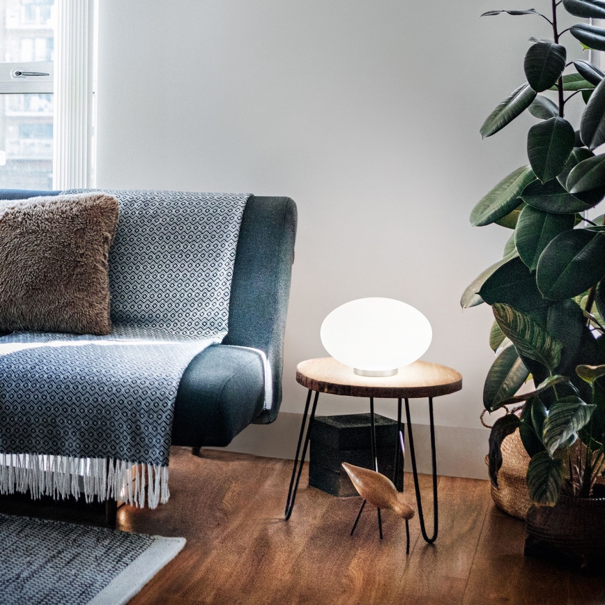 Ideal Lux - LED Asztali lámpa CANDY 1xG9/3W/230V átm. 25 cm fehér