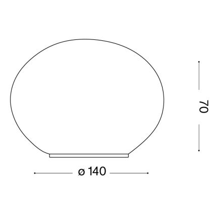 Ideal Lux - LED asztali lámpa SMARTIES 1xG9/3W/230V átm. 14 cm fehér