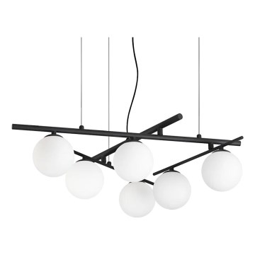 Ideal Lux - LED csillár kábelen ATLAS 6xG9/3W/230V fekete