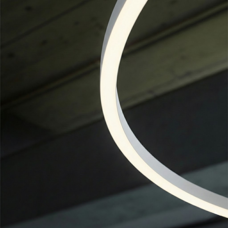 Ideal Lux - Fényerőszabályozható LED kábellel függesztett csillár ORACLE SLIM LED/28W/230V 3000K CRI 90 Ø 50 cm fehér