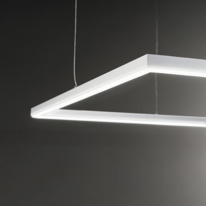 Ideal Lux - LED csillár kábelen ORACLE SLIM LED/53W/230V 3000K CRI 90 90x90 cm fehér