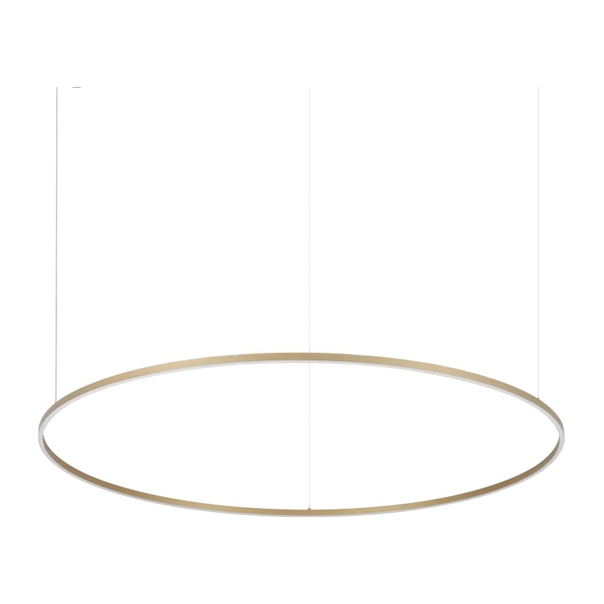 Ideal Lux - ORACLE SLIM LED csillár kábellel, 81 W, 230 V, 3000 K, CRI 90, Ø 150 cm, arany