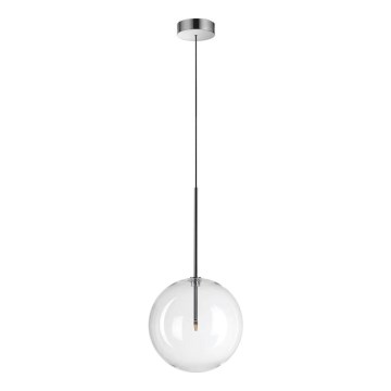 Ideal Lux - LED Csillár zsinóron EQUINOXE 1xG4/2W/230V átm. 25 cm fényezett króm/átlátszó