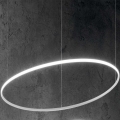 Ideal Lux - LED Csillár zsinóron HULAHOOP LED/28W/230V 3000K átm. 61 cm CRI 90 fehér