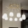 Ideal Lux - LED Csillár zsinóron KAROUSEL 10xG9/3W/230V átm. 82,5 cm réz