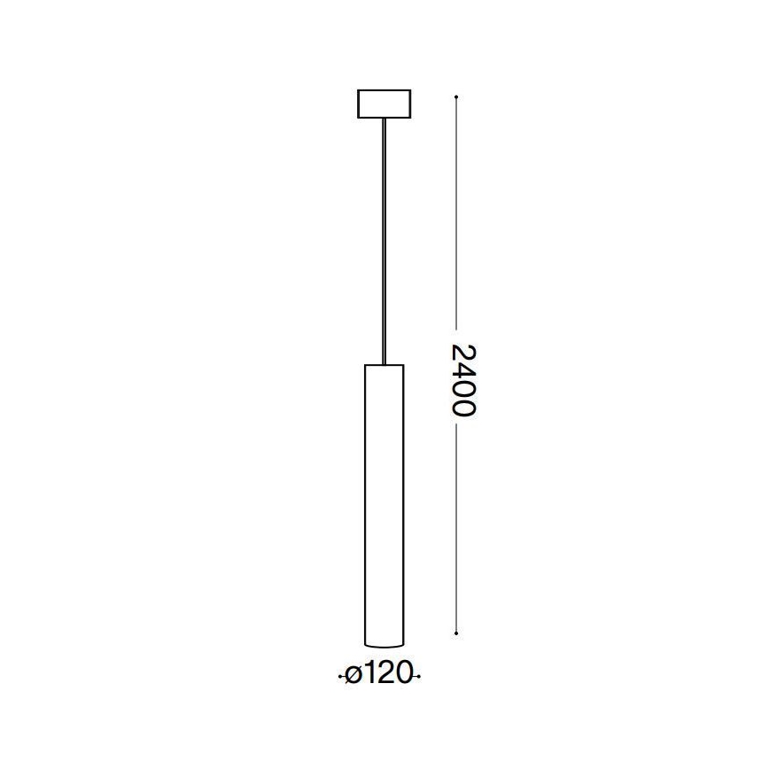 Ideal Lux - LED Csillár zsinóron LOOK 1xGU10/10W/230V fekete