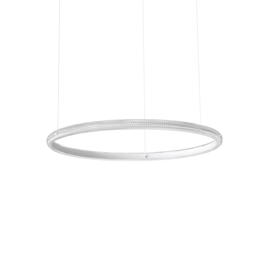 Ideal Lux - LED Csillár zsinóron MIRACLE LED/45W/230V átm. 80 cm CRI 90 matt króm