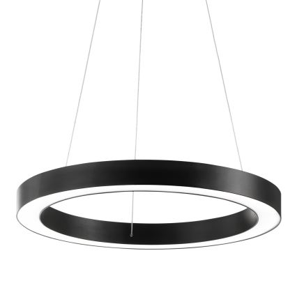 Ideal Lux - LED Csillár zsinóron ORACLE LED/28W/230V 3000K átm. 50 cm CRI 90 fekete