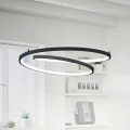 Ideal Lux - LED Csillár zsinóron OZ LED/52W/230V átm. 80 cm CRI 90 fekete