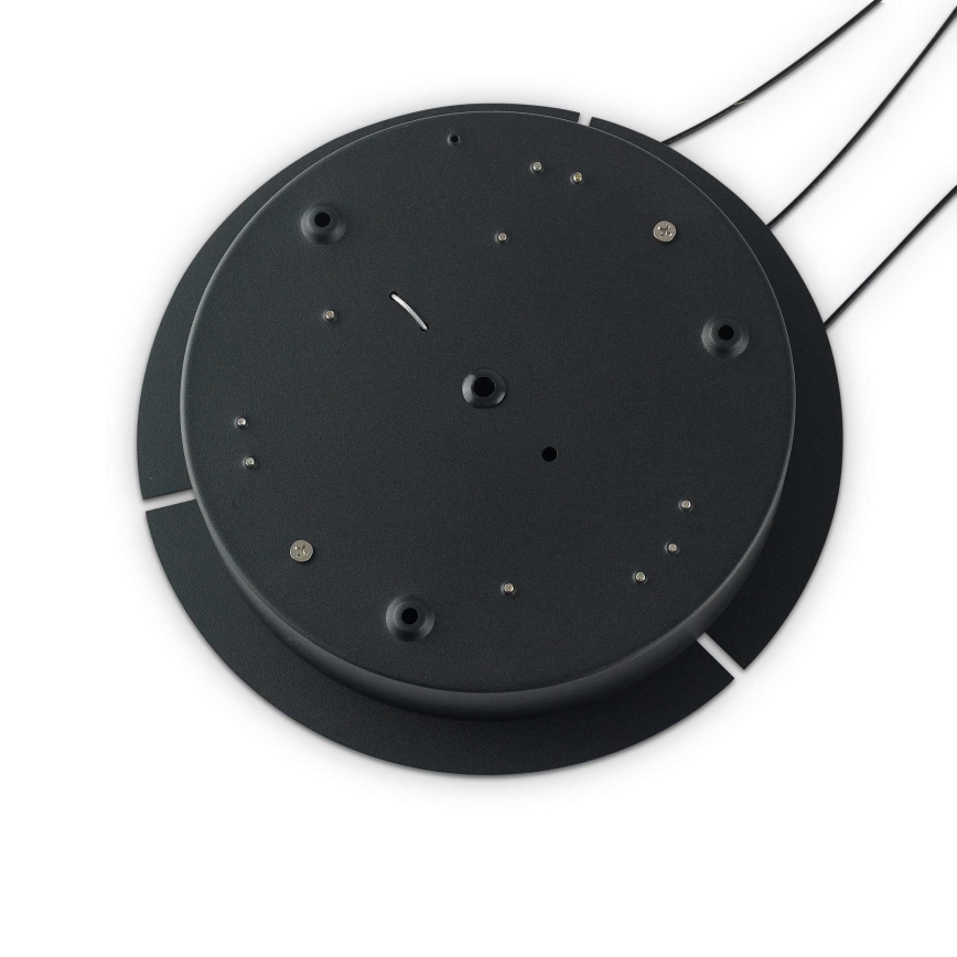 Ideal Lux - LED Csillár zsinóron OZ LED/52W/230V átm. 80 cm CRI 90 fekete