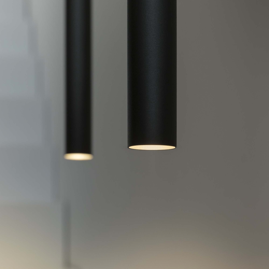 Ideal Lux - LED Csillár zsinóron ULTRATHIN LED/11,5W/230V CRI 90 fekete