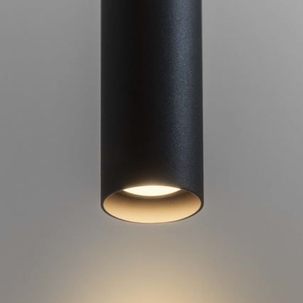 Ideal Lux - LED Csillár zsinóron ULTRATHIN LED/11,5W/230V CRI 90 fekete