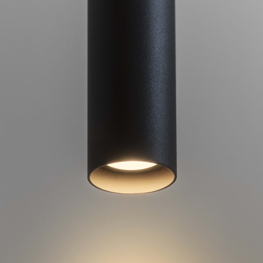 Ideal Lux - LED Csillár zsinóron ULTRATHIN LED/11,5W/230V CRI 90 fekete