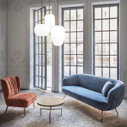 Ideal Lux - LED Csillár zsinóron UMILE LED/55W/230V átm. 60 cm CRI 90 réz/fehér