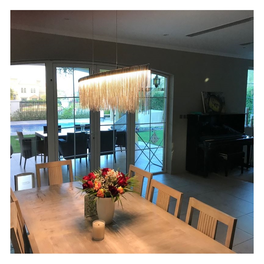 Ideal Lux - LED Csillár zsinóron VERSUS LED/43,2W/230V