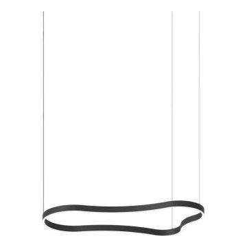 Ideal Lux - LED Csillár zsinóron WAVES LED/45W/230V CRI 90 fekete