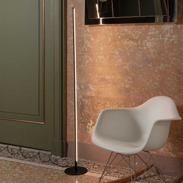 Ideal Lux - LED dimmelhető állólámpa YOKO LED/16W/230V CRI 90 fekete