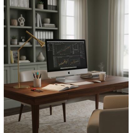 Ideal Lux - LED Dimmelhető érintős asztali lámpa DIESIS LED/6,5W/230V CRI 90 arany