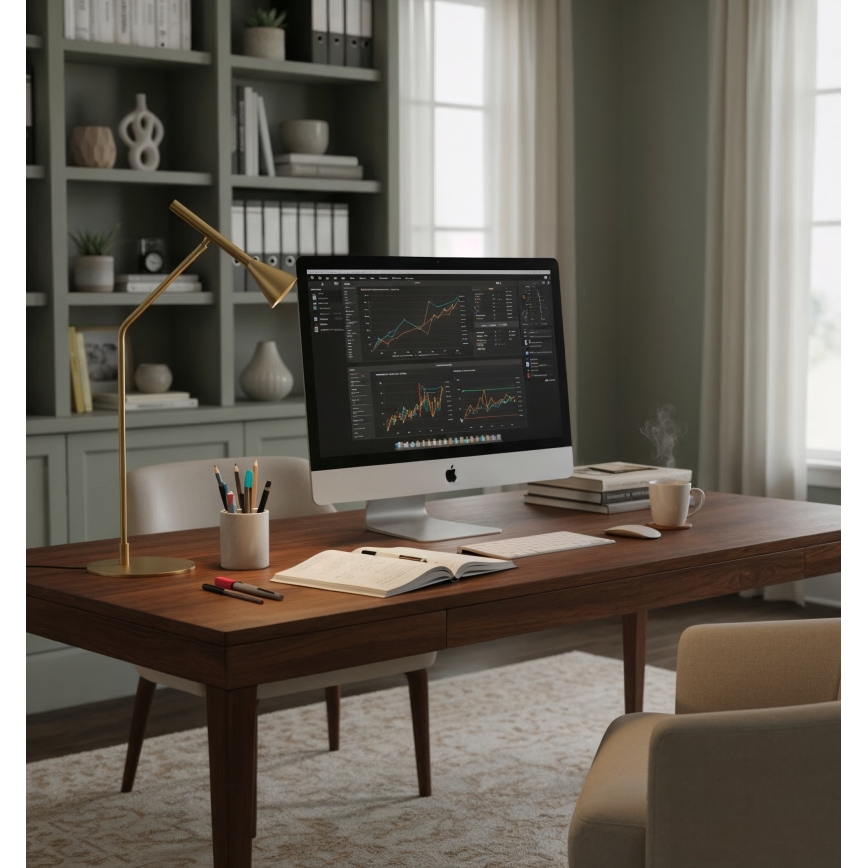 Ideal Lux - LED Dimmelhető érintős asztali lámpa DIESIS LED/6,5W/230V CRI 90 arany