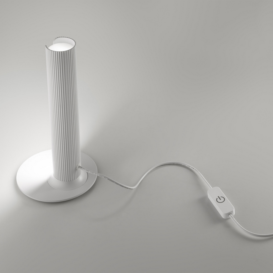 Ideal Lux - LED dimmelhető asztali lámpa DORICA LED/8W/230V CRI 90 fehér