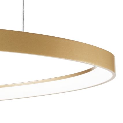 Ideal Lux - LED Dimmelhető csillár zsinóron GEMINI LED/48W/230V átm. 61 cm CRI 90 arany
