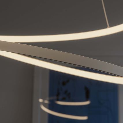 Ideal Lux - LED dimmelhető függeszték kábelen OZ LED/48W/230V átm. 60 cm CRI 90 fehér