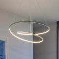 Ideal Lux - LED dimmelhető, kábelen függesztett csillár OZ LED/55W/230V Ø 80 cm CRI 90 fehér