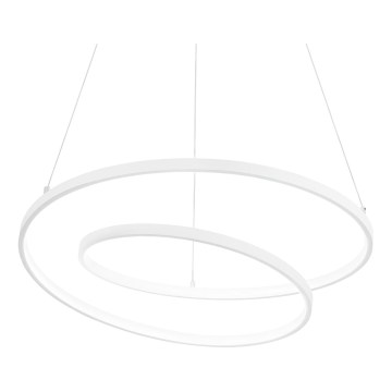 Ideal Lux - LED dimmelhető, kábelen függesztett csillár OZ LED/55W/230V Ø 80 cm CRI 90 fehér