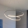 Ideal Lux - LED dimmelhető, kábelen függesztett csillár OZ LED/55W/230V Ø 80 cm CRI 90 fehér