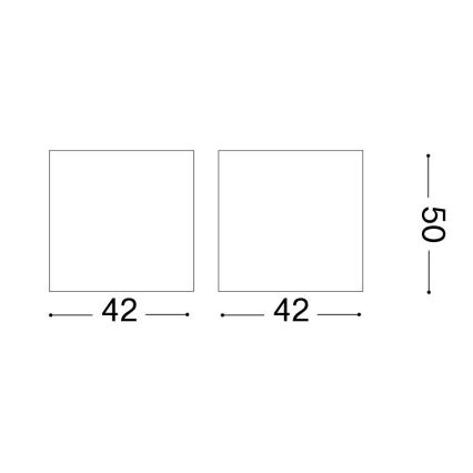 Ideal Lux - LED Dimmelhető spotlámpa NITRO LED/4W/230V átm. 4,2 cm CRI 90 fehér