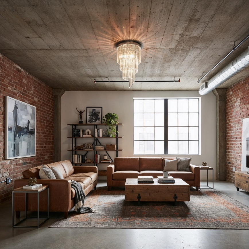 Ideal Lux - LED kristály felületre szerelhető csillár CARLTON 8xE14/40W/230V átm. 40 cm fényes króm