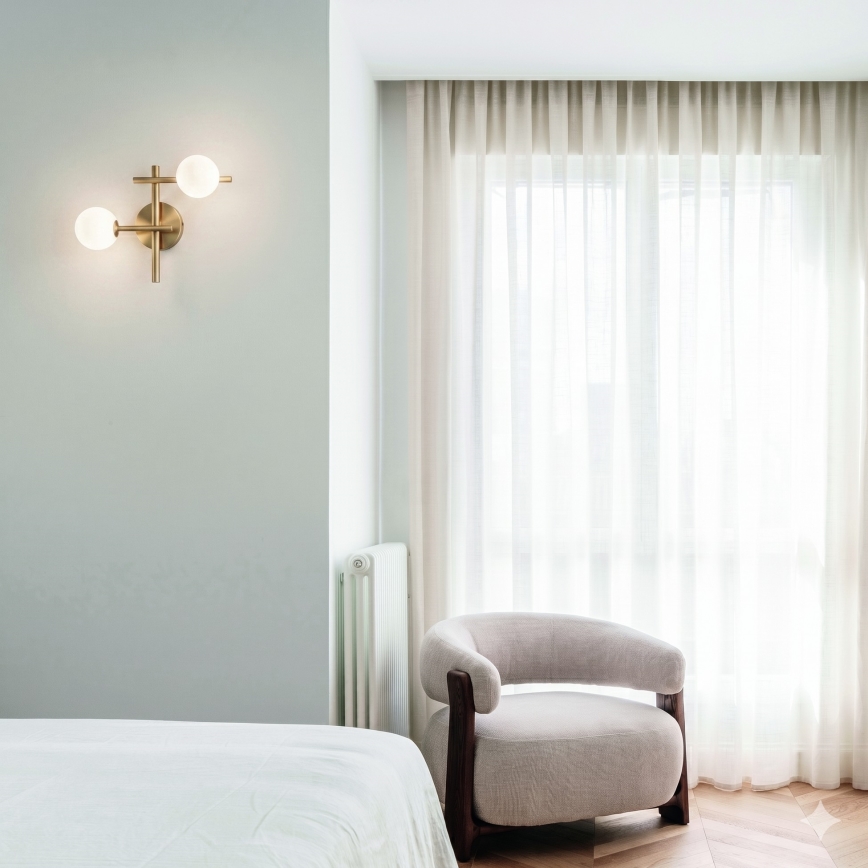Ideal Lux - LED fali lámpa ATLAS 2xG9/3W/230V arany