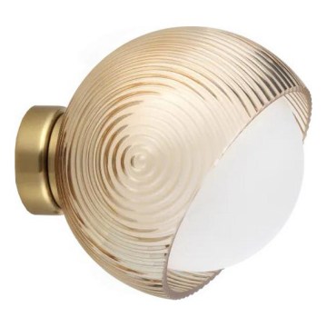 Ideal Lux - LED fali lámpa BLOOM 1xE27/42W/230V arany/füstös bézs