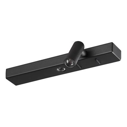 Ideal Lux - LED Fali lámpa BONNE 2xLED/6,5W/230V CRI 90 fekete