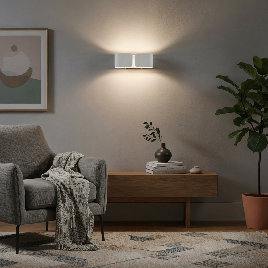 Ideal Lux - LED Fali lámpa CLIP 2xG9/3W/230V fehér